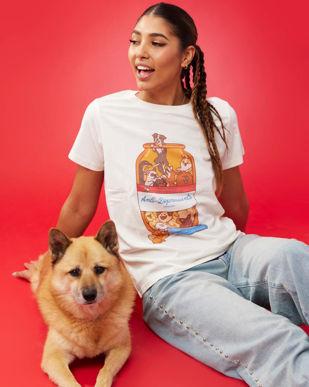 Anti-Depressants Dog Edition T-Shirt product image 5