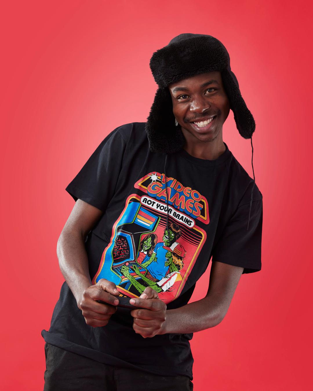 Video Games Rot Your Brains T-Shirt product image 3