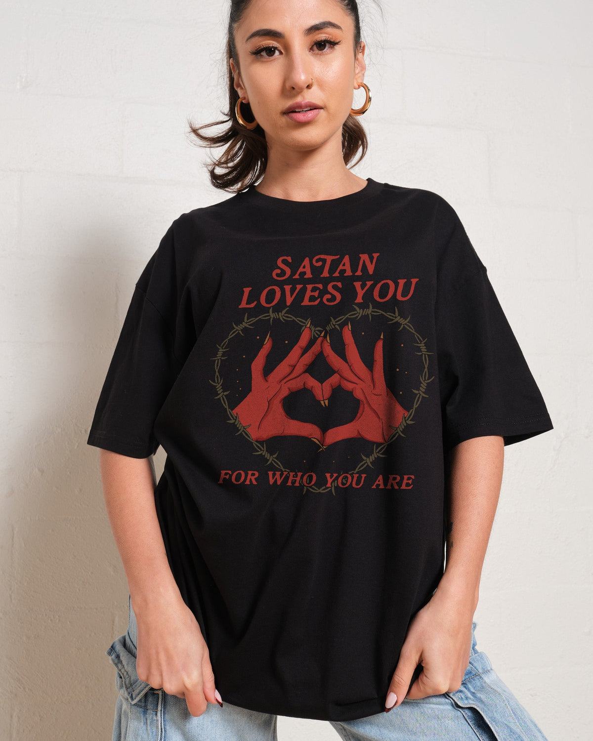 Satan Loves You T-Shirt product image 2