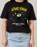 Live Fast and Die Nine Times T-Shirt product image 1