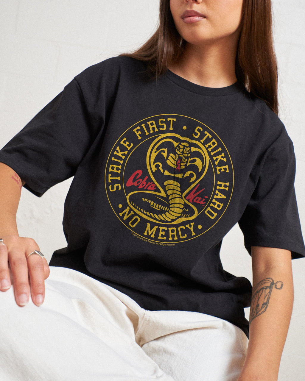 Cobra Kai No Mercy Icon T-Shirt product image 4