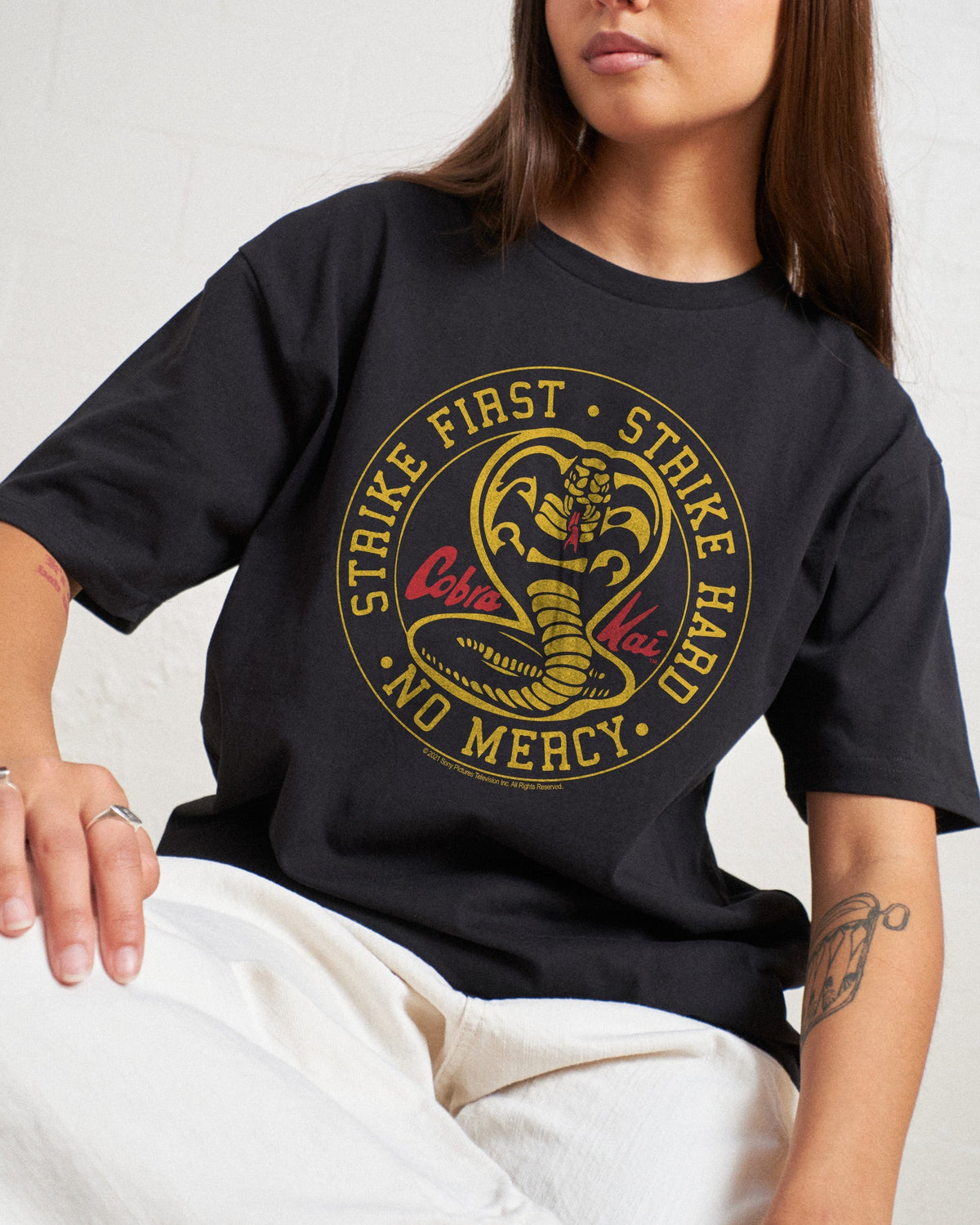 Cobra Kai No Mercy Icon T-Shirt product image 4