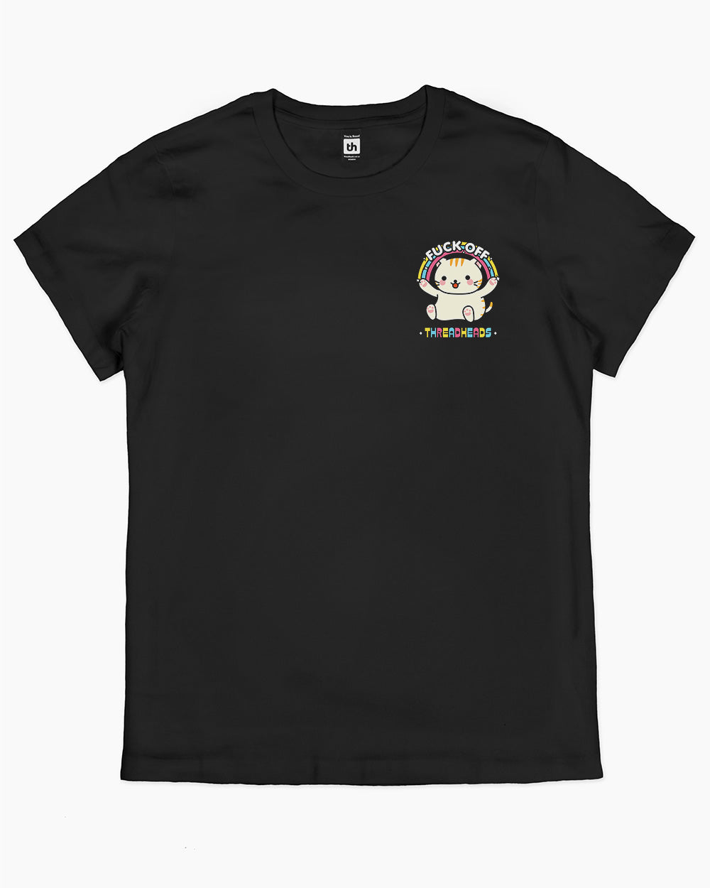 Fuck Off Cat Mini Print Tee product image 4