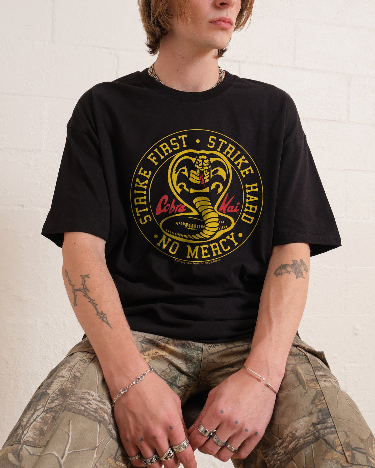 Cobra Kai No Mercy Icon T-Shirt product image 3