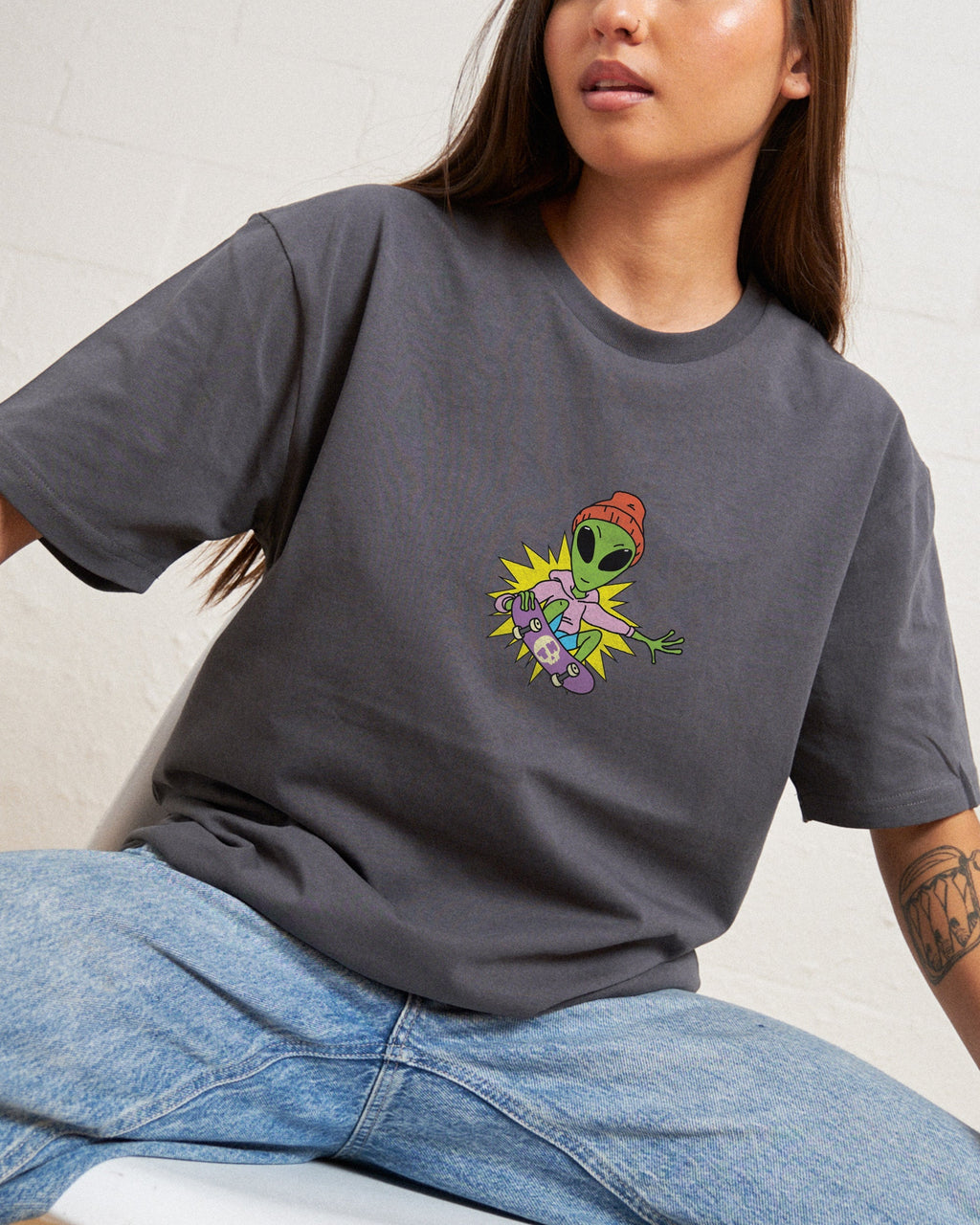 Alien Skate T-Shirt product image 2