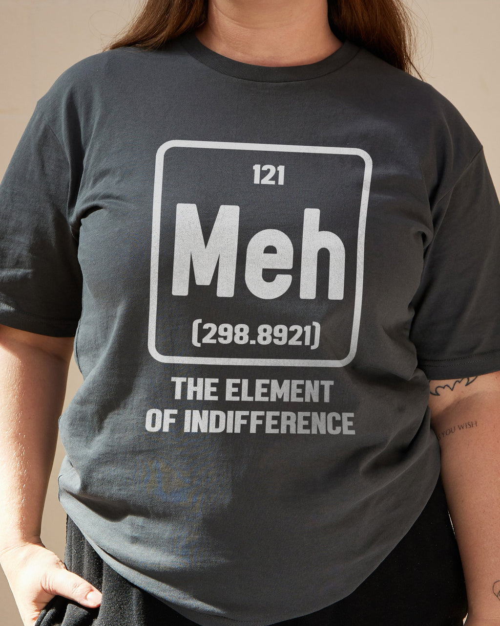 Meh The Element of Indifference T-Shirt product image 7
