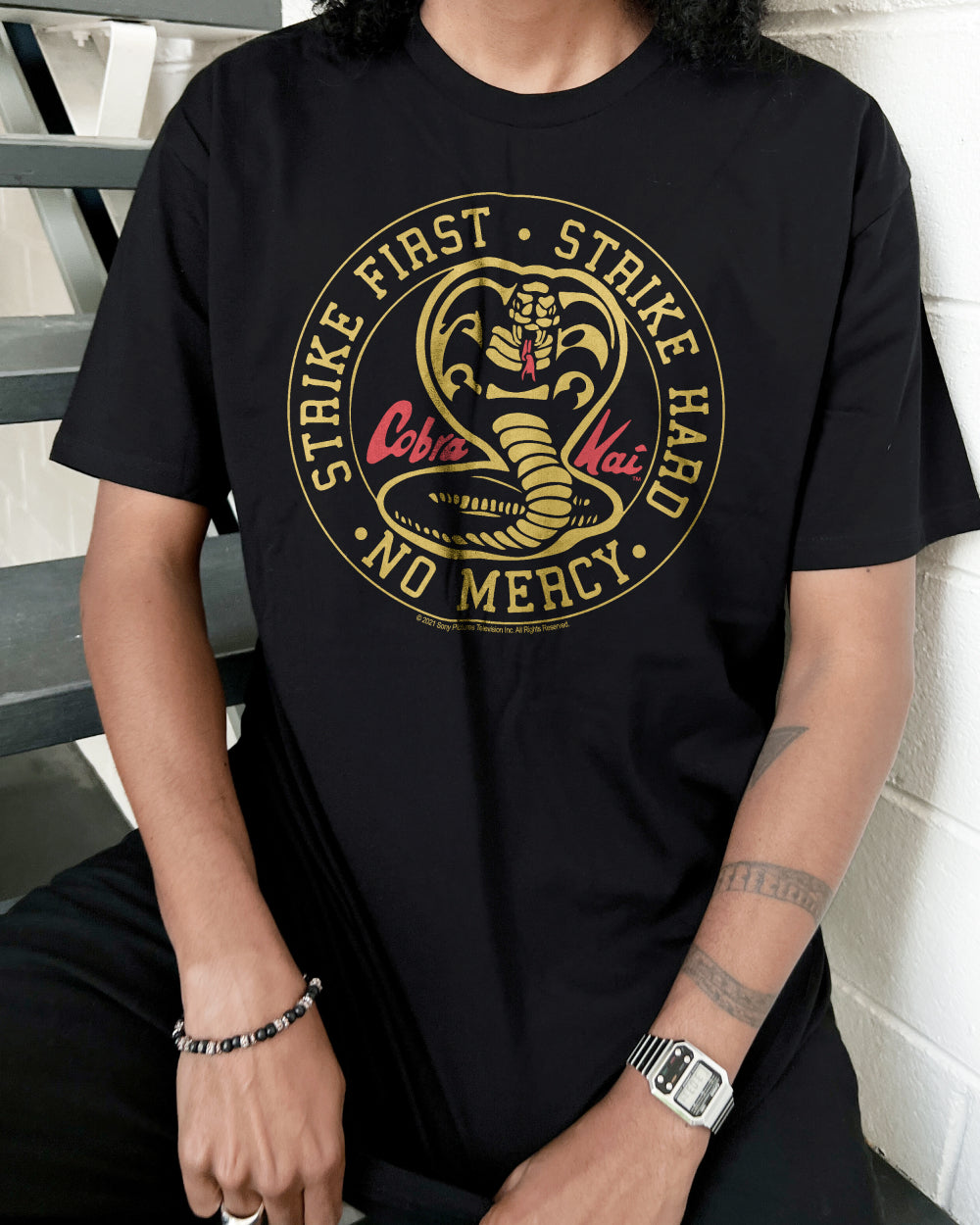 Cobra Kai No Mercy Icon T-Shirt product image 5