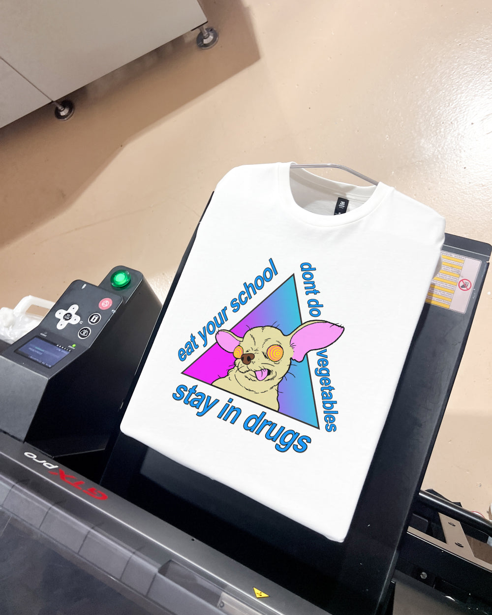 Stay in Drugs, Eat Your School, Don't Do Vegetables T-Shirt product image 2