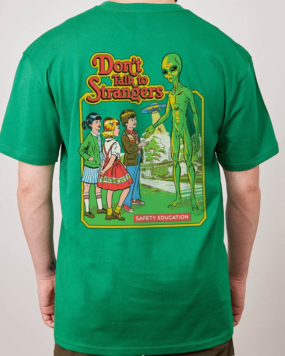 Don't Talk to Strangers Front and Back T-Shirt product image 5