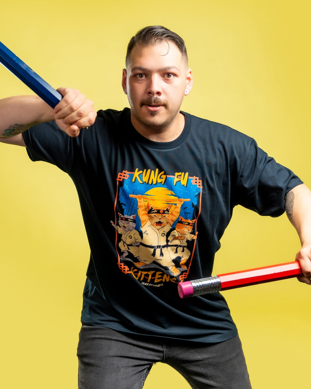 Kung Fu Kittens T-Shirt product image 3