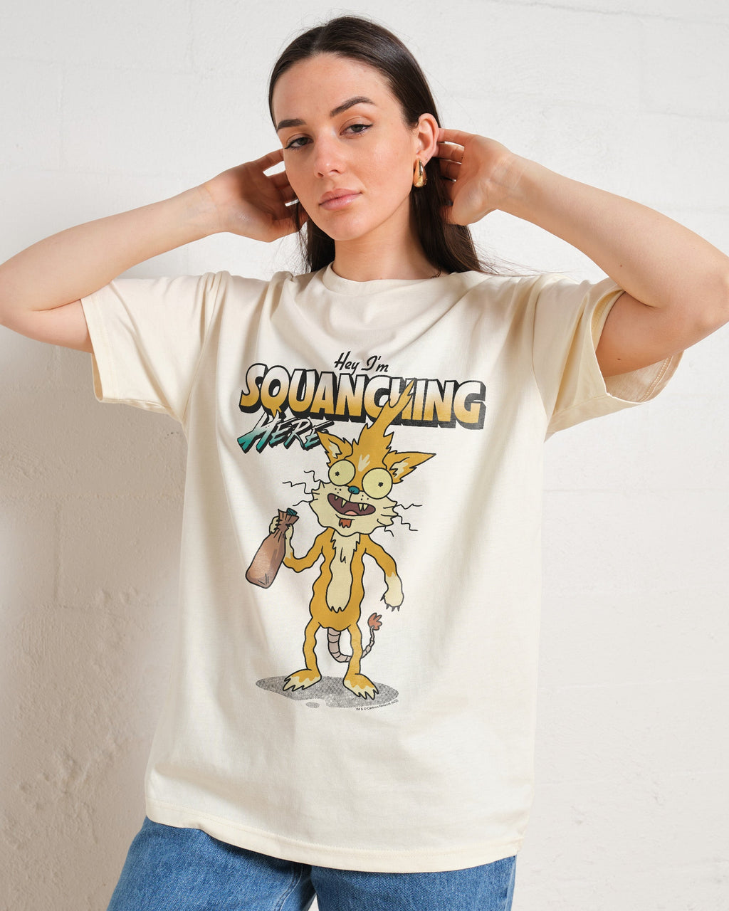 Hey I'm Squanching Here T-Shirt product image 3