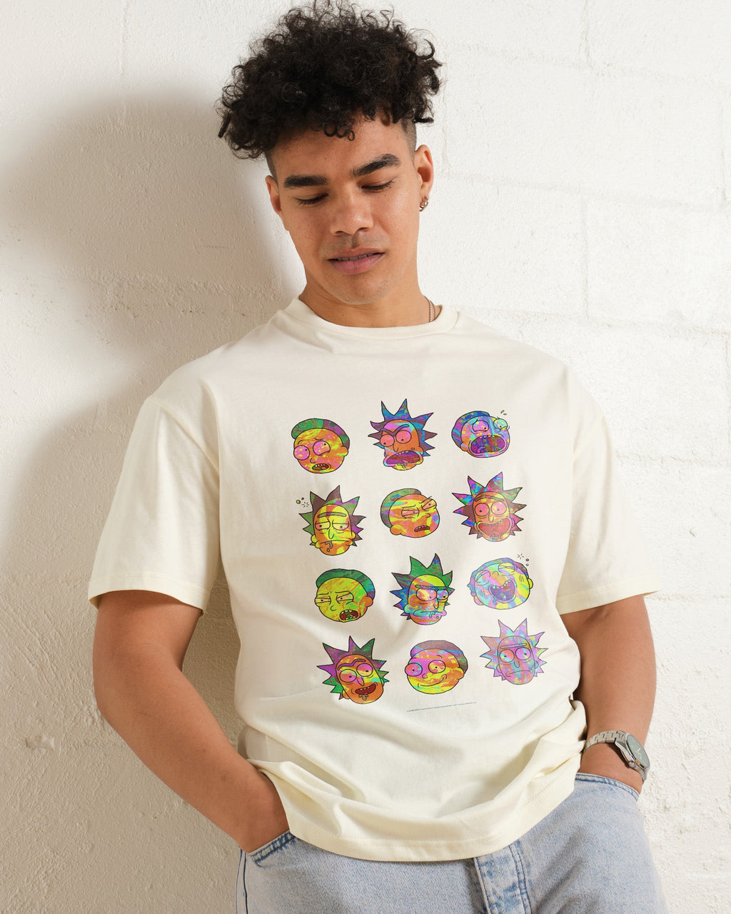 Rick and Morty Many Faces T-Shirt product image 2