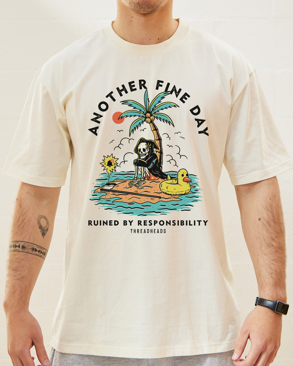 Another Fine Day Ruined by Responsibility T-Shirt product image 6
