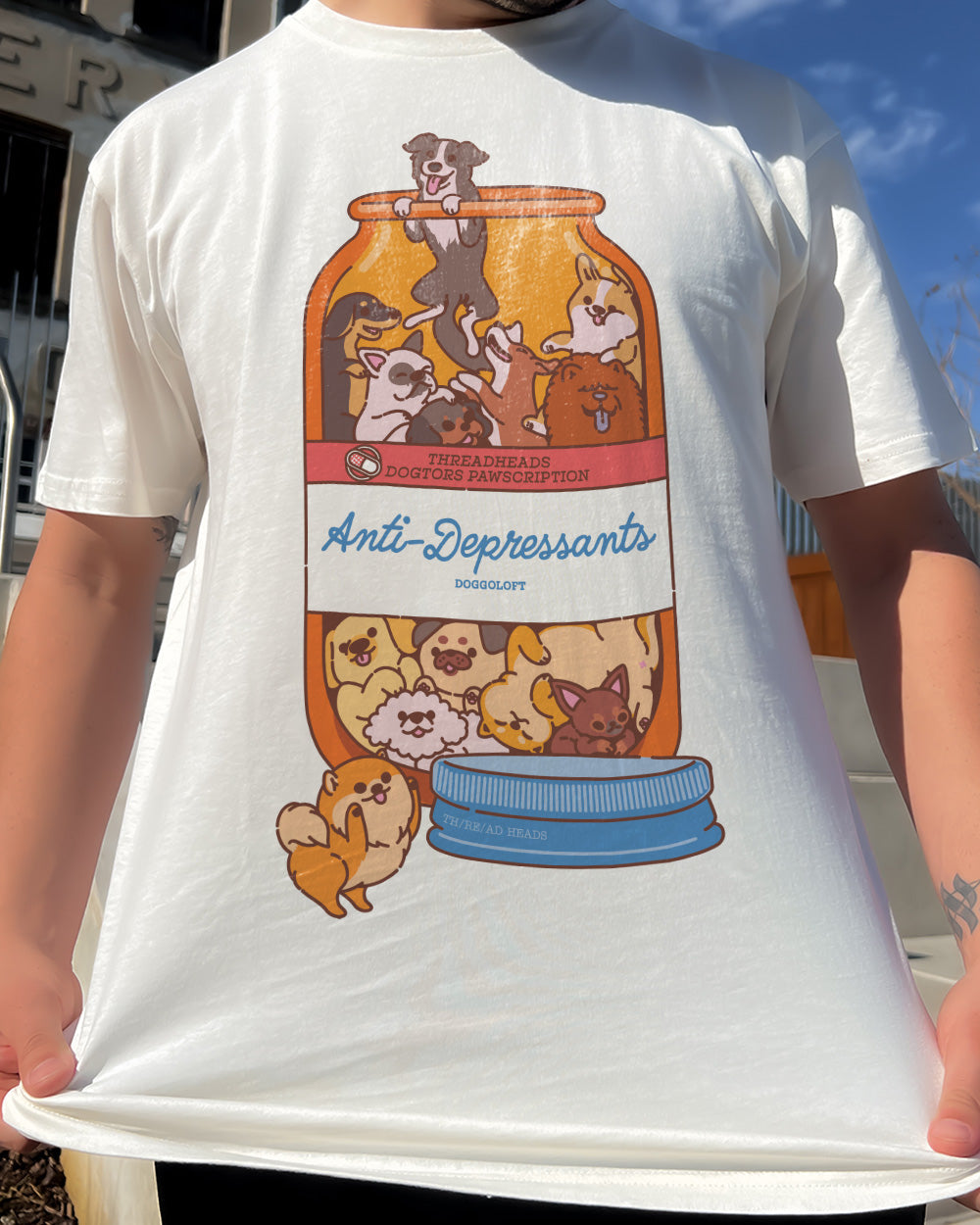 Anti-Depressants Dog Edition T-Shirt product image 3