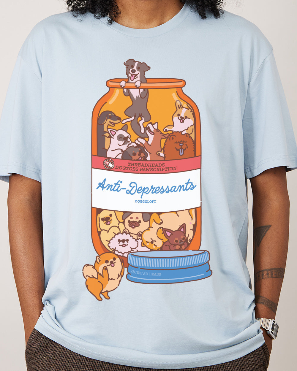 Anti-Depressants Dog Edition T-Shirt product image 7