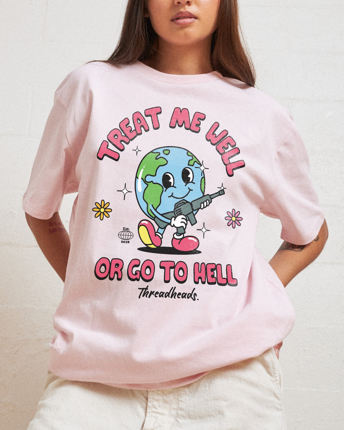 Treat Me Well Or Go To Hell T-Shirt product image 5