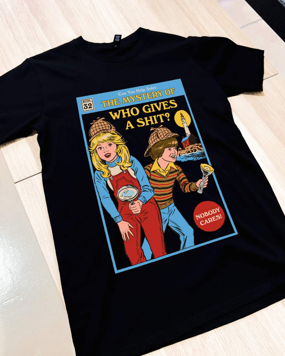 The Mystery of Who Gives a Sh-t T-Shirt product image 2