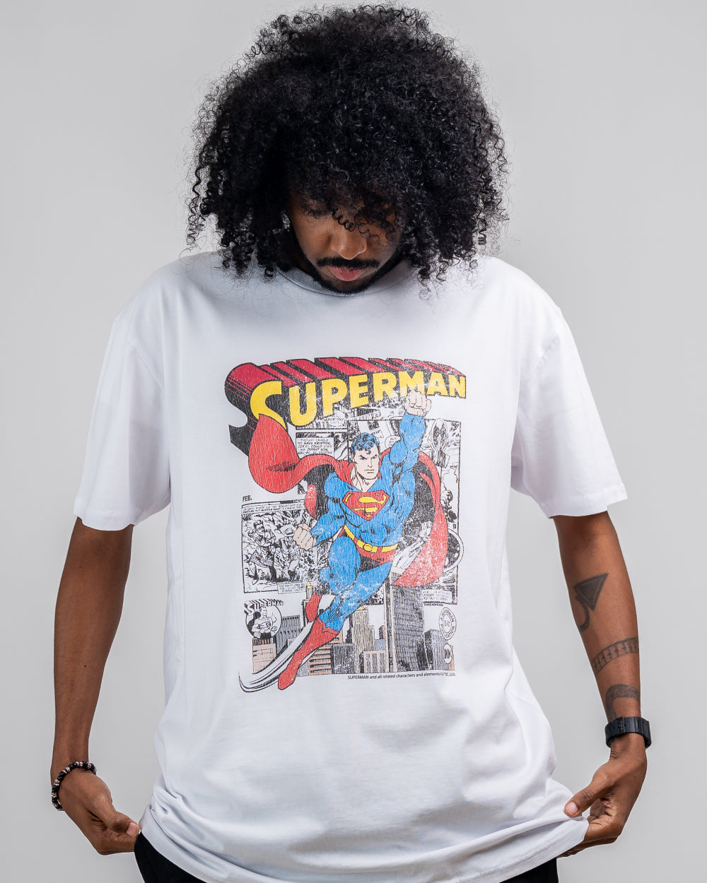 Superman Comic Panel T-Shirt product image 3