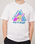 Stay in Drugs, Eat Your School, Don't Do Vegetables T-Shirt product image 1
