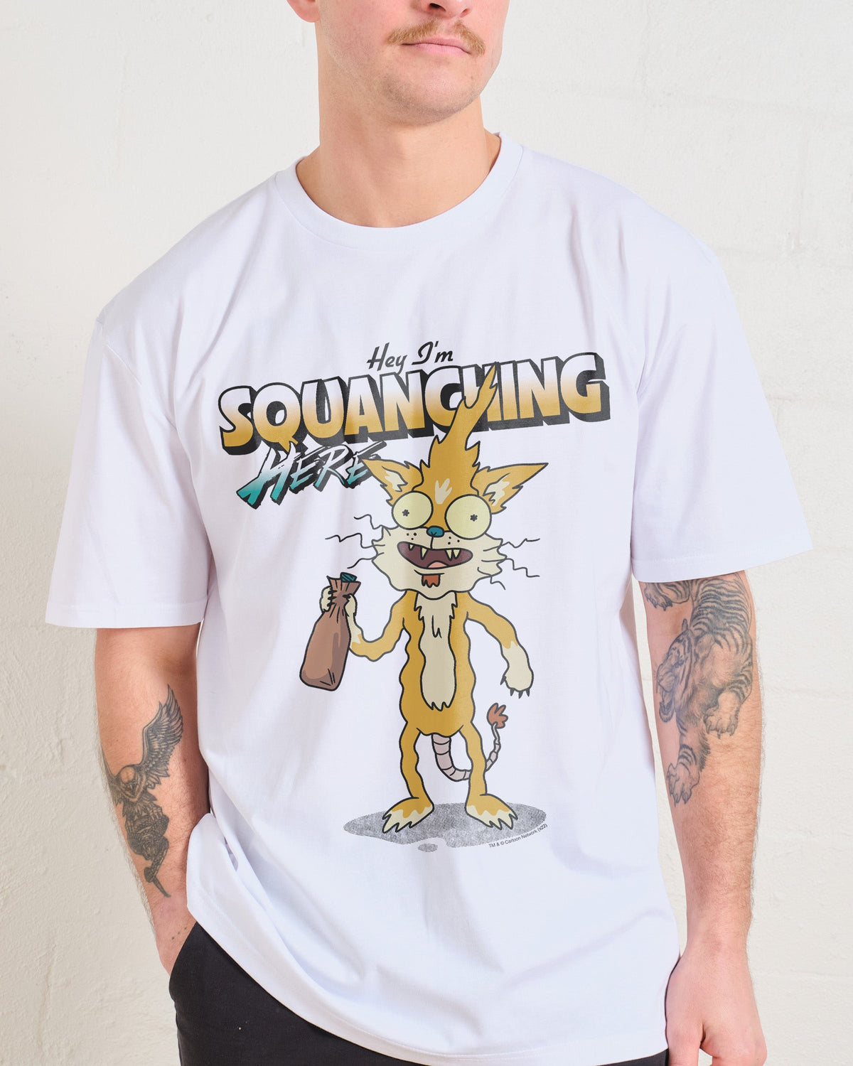 Hey I'm Squanching Here T-Shirt product image 1