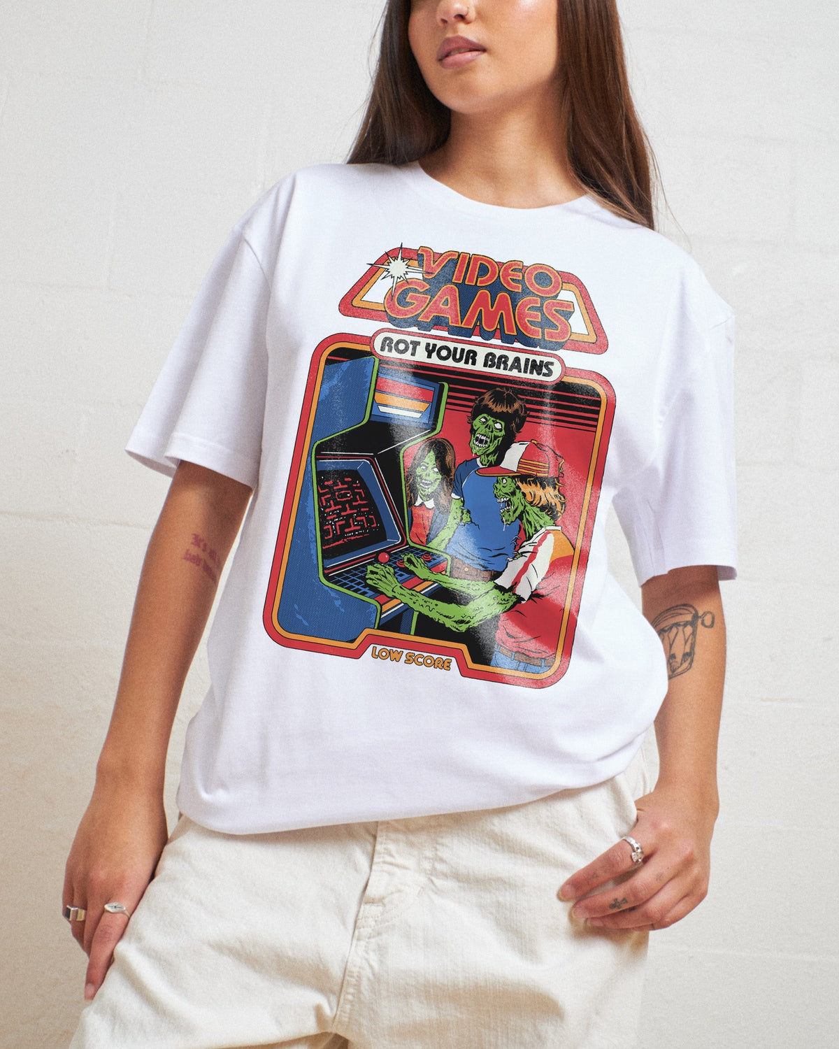 Video Games Rot Your Brains T-Shirt product image 5