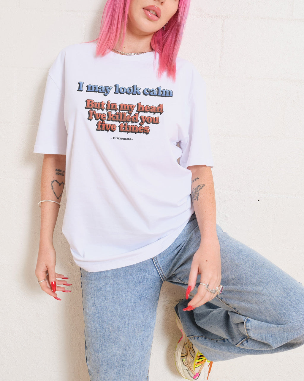 I May Look Calm But In My Head T-Shirt product image 2