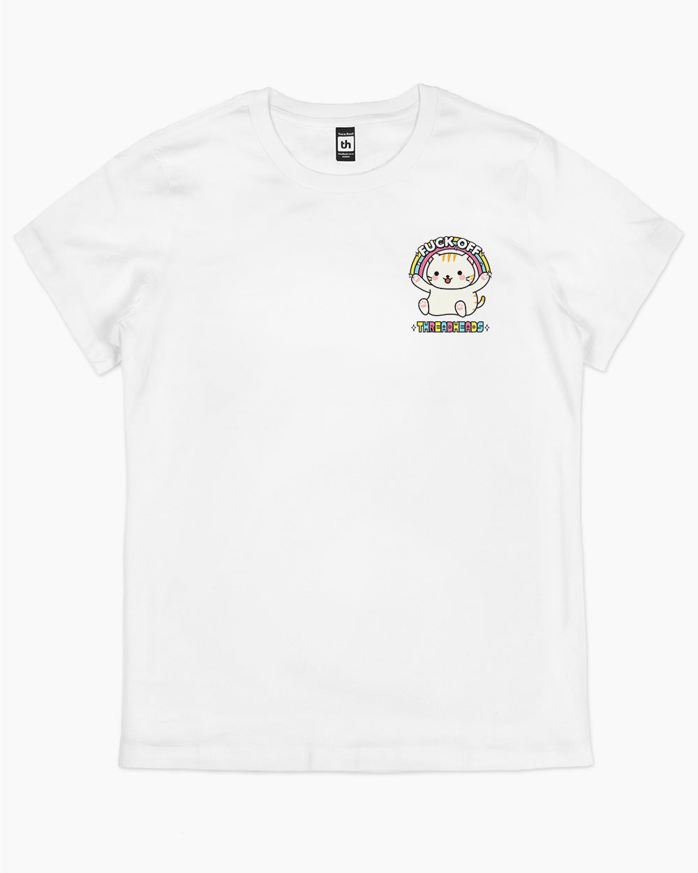 Fuck Off Cat Mini Print Tee product image 2