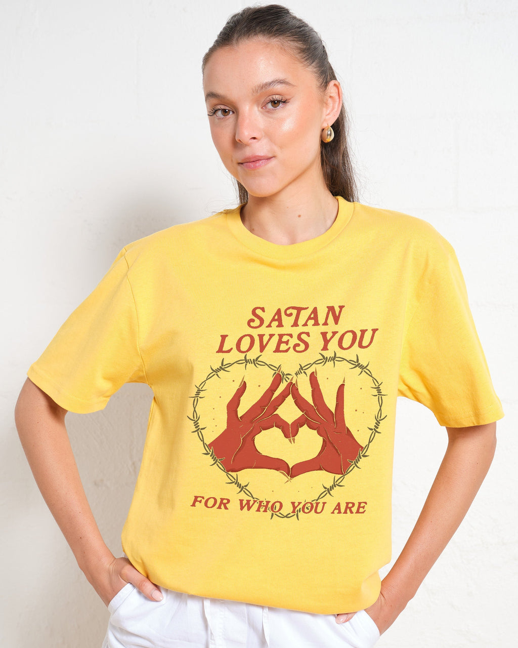 Satan Loves You T-Shirt product image 3