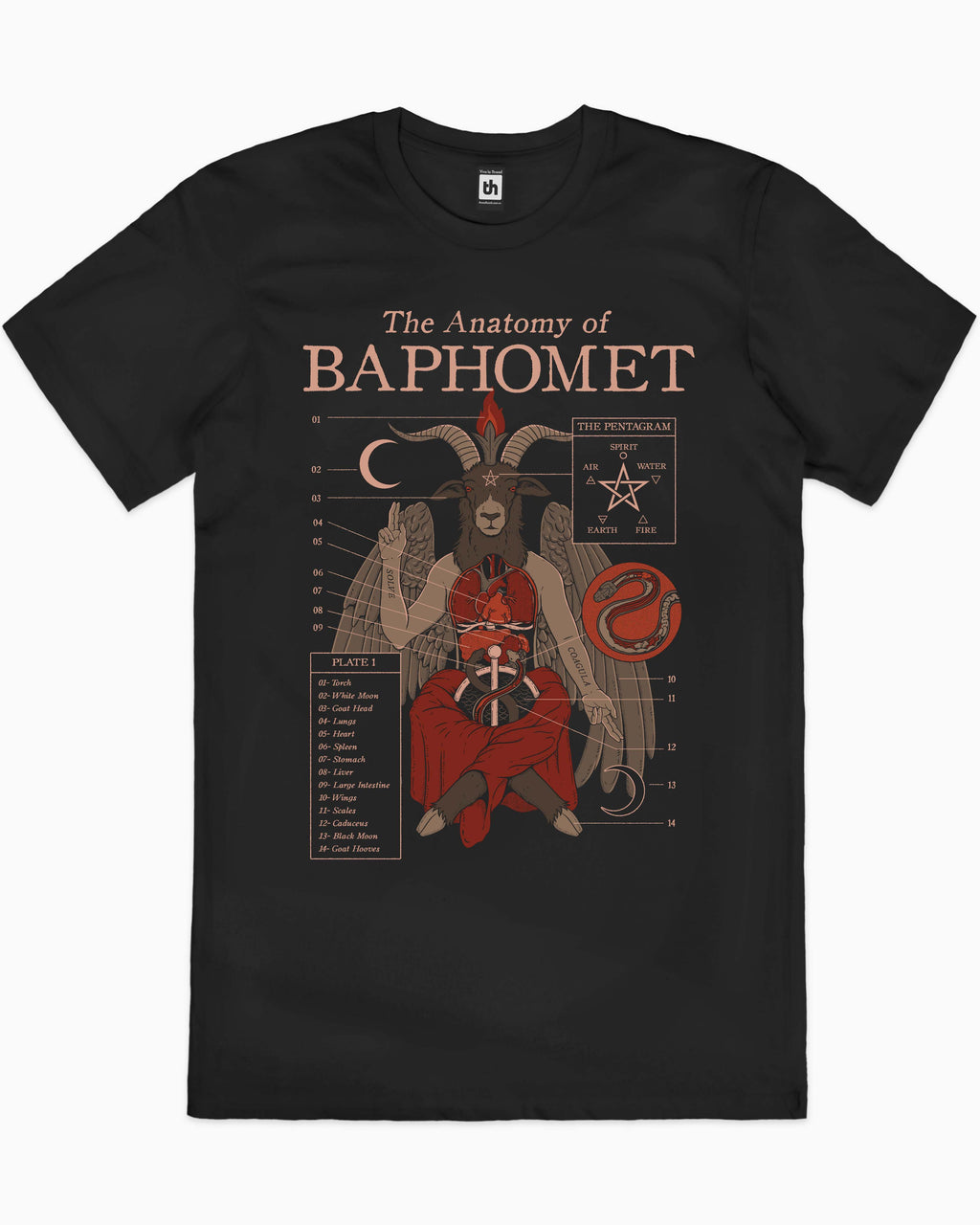 The Anatomy Of Baphomet T-Shirt product image 1