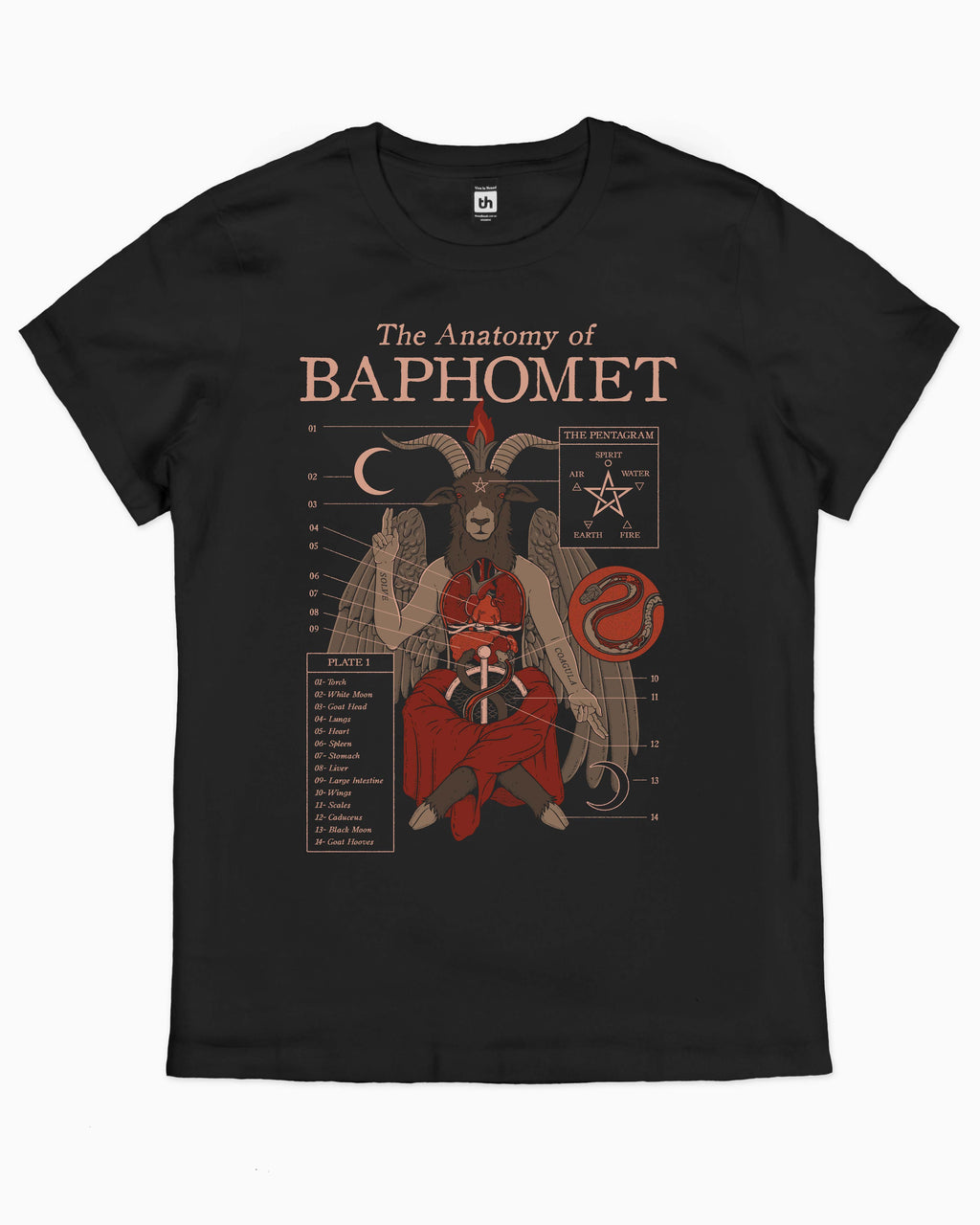 The Anatomy Of Baphomet T-Shirt product image 2