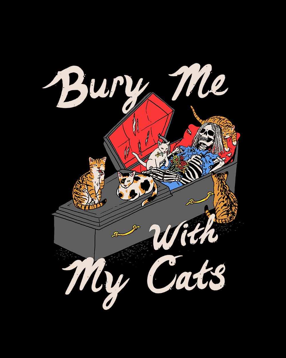 Bury Me With My Cats T-Shirt product image 3