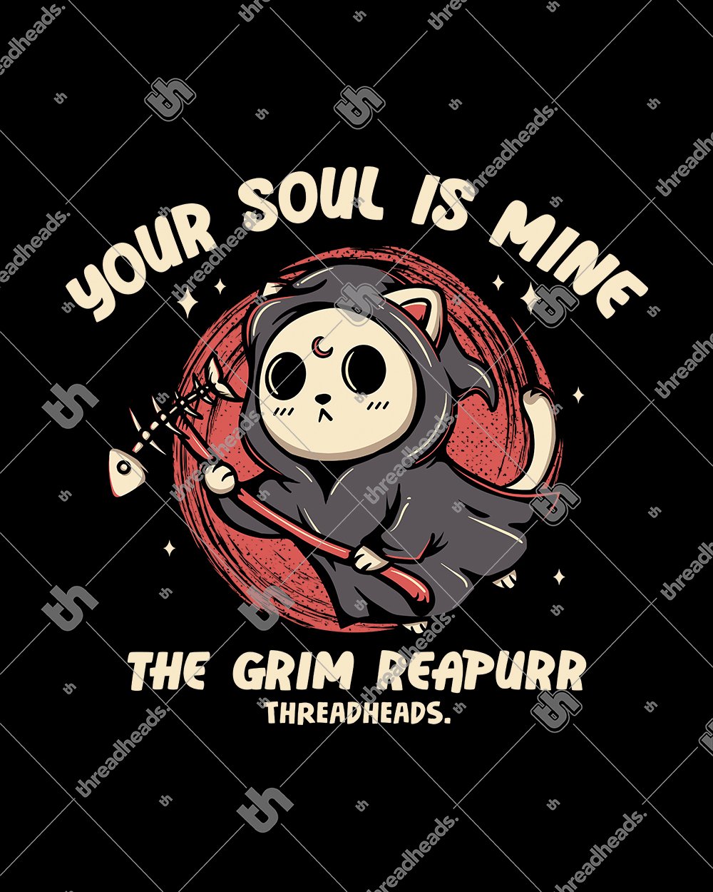 Grim Reapurr - Your Soul is Mine T-Shirt product image 3