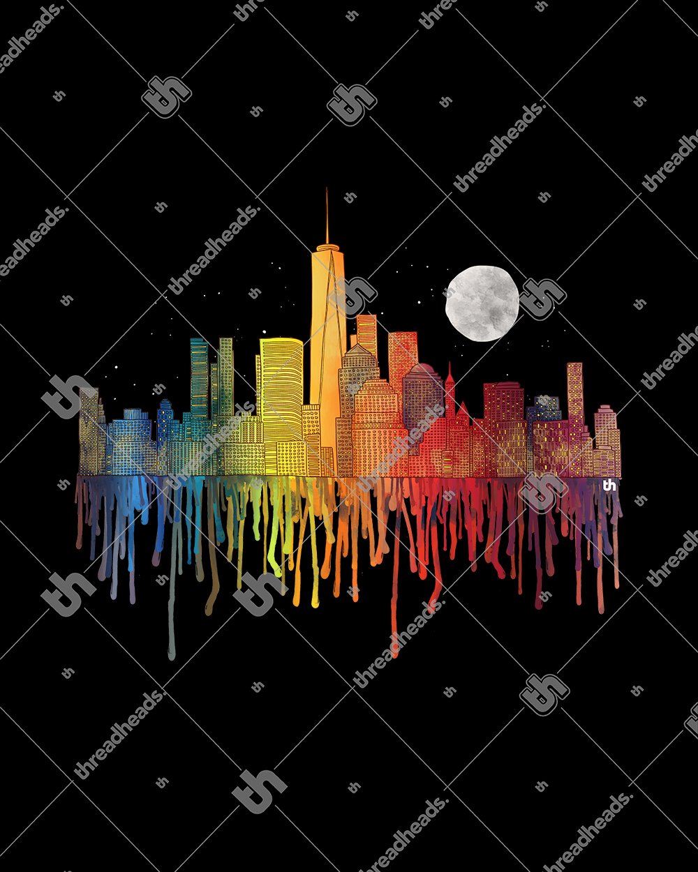 Melting Cityscapes T-Shirt product image 3