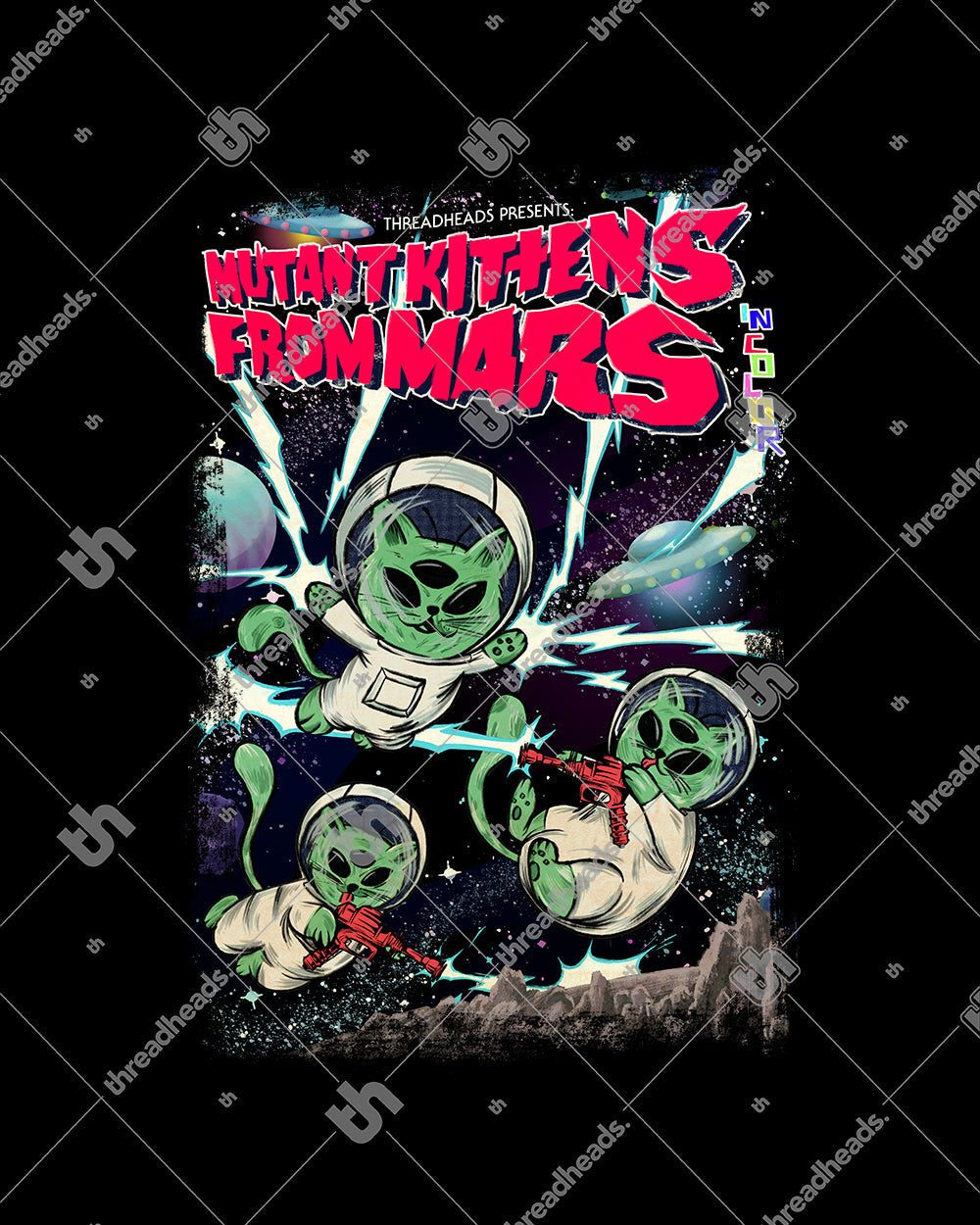 Mutant Kittens from Mars T-Shirt product image 3