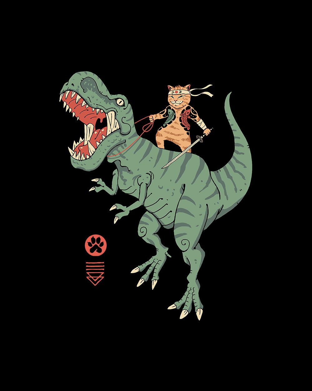 T-Rex Catana T-Shirt product image 9