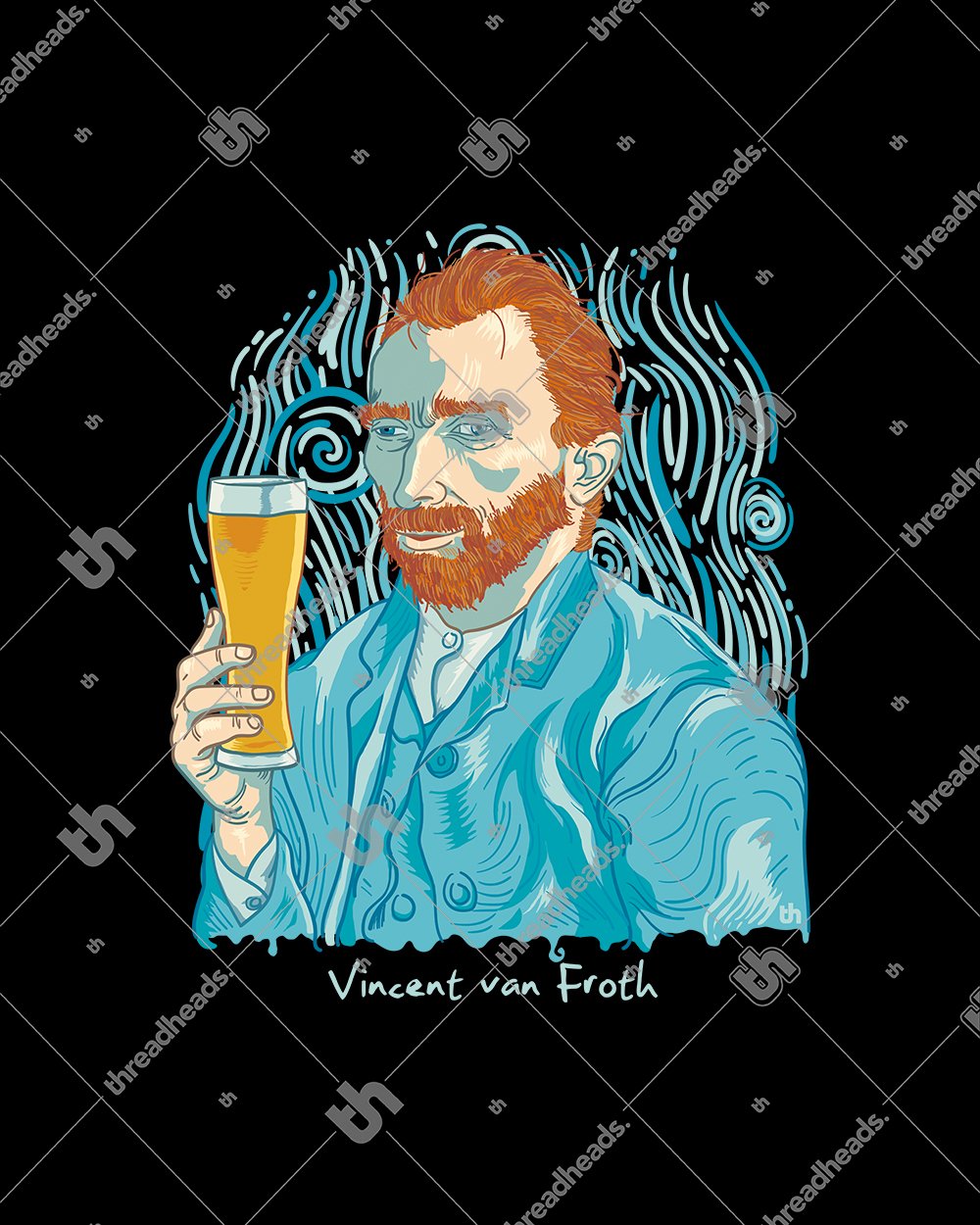 Vincent Van Froth T-Shirt product image 6