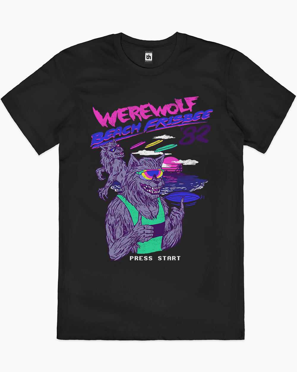 Werewolf Beach Frisbee T-Shirt product image 1