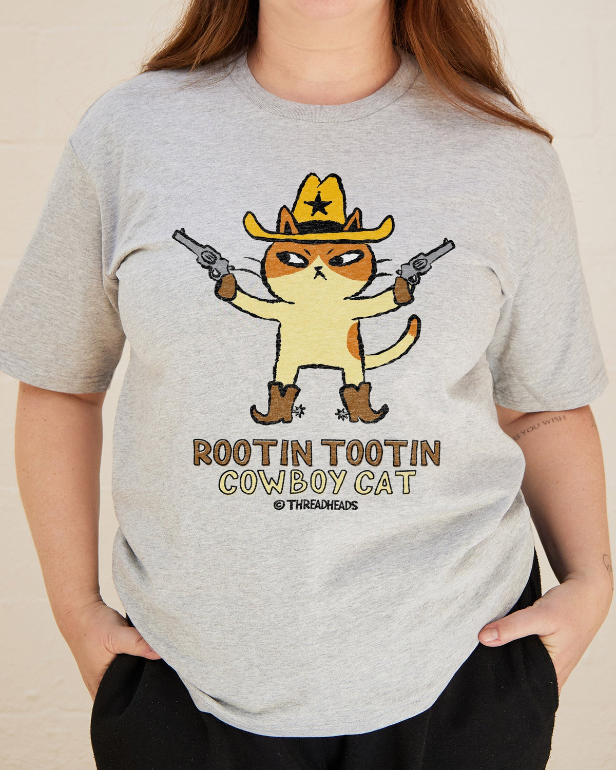 Rootin Tootin Cowboy Cat T-Shirt product image 5