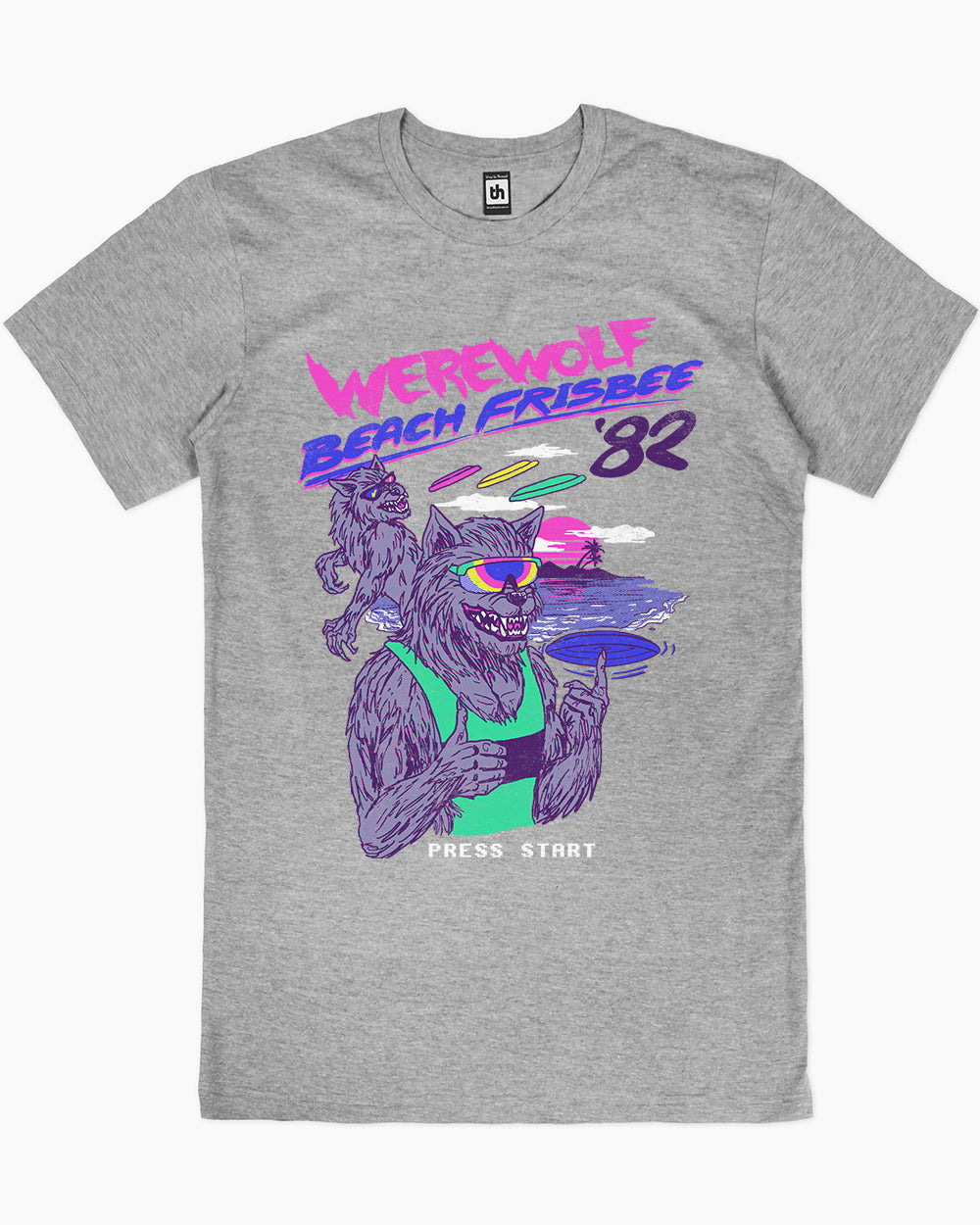 Werewolf Beach Frisbee T-Shirt product image 6