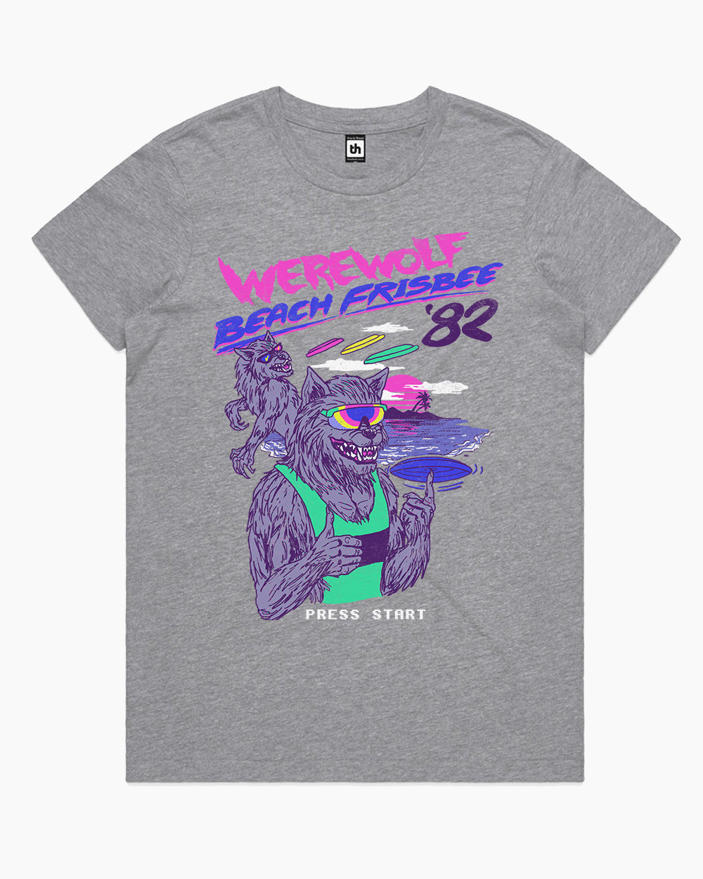 Werewolf Beach Frisbee T-Shirt product image 7