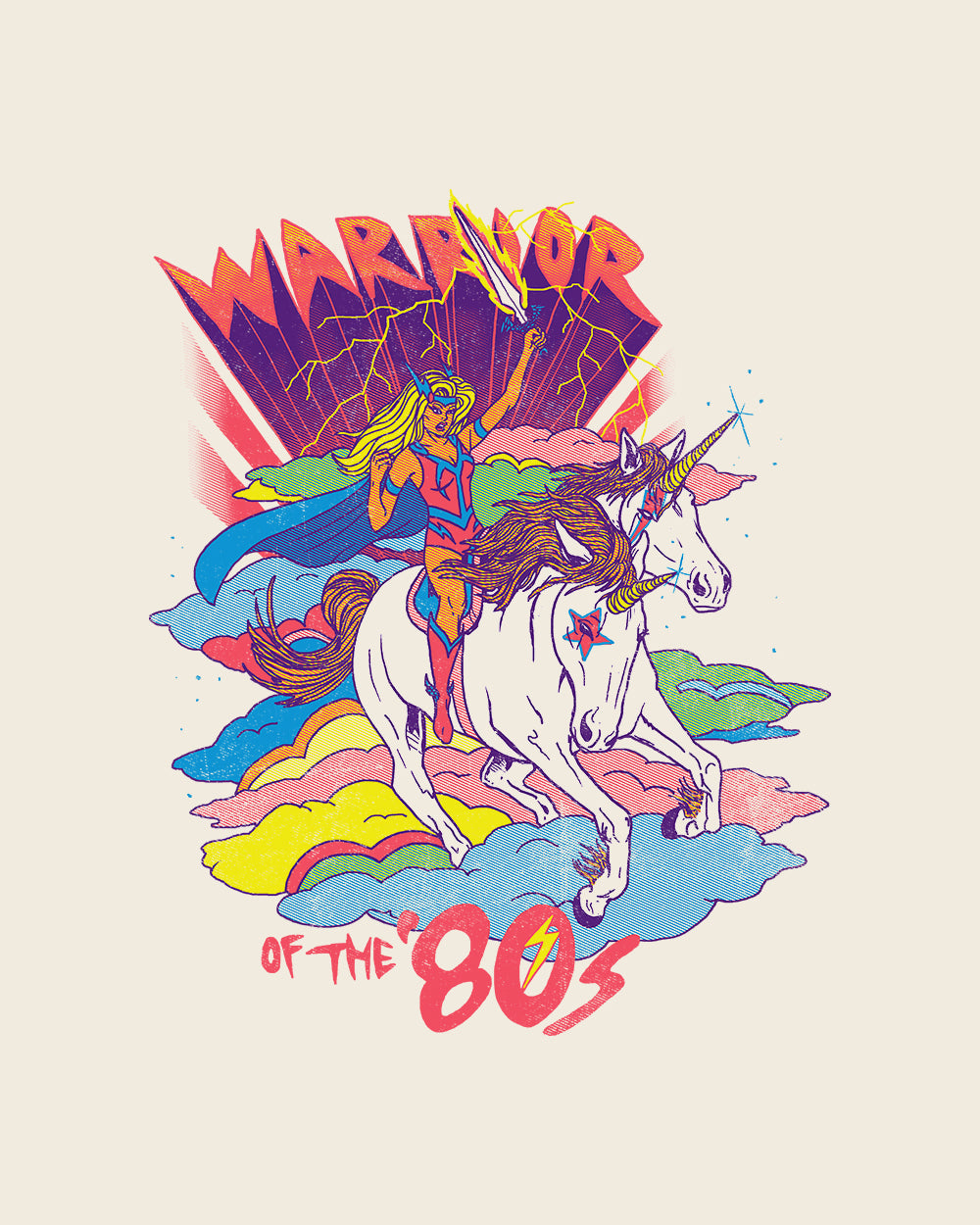 Warrior of the 80s T-Shirt product image 8
