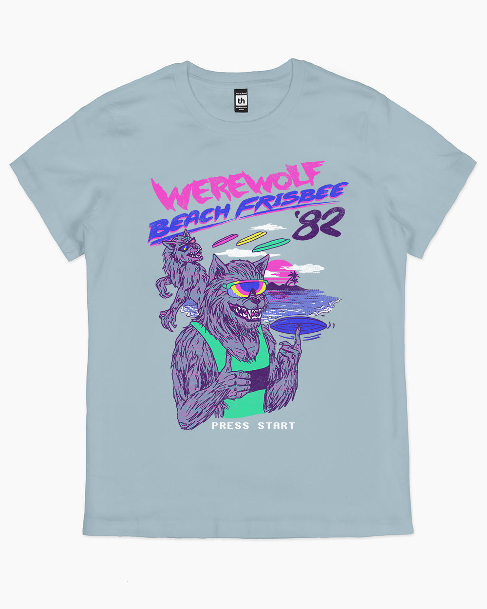 Werewolf Beach Frisbee T-Shirt product image 4
