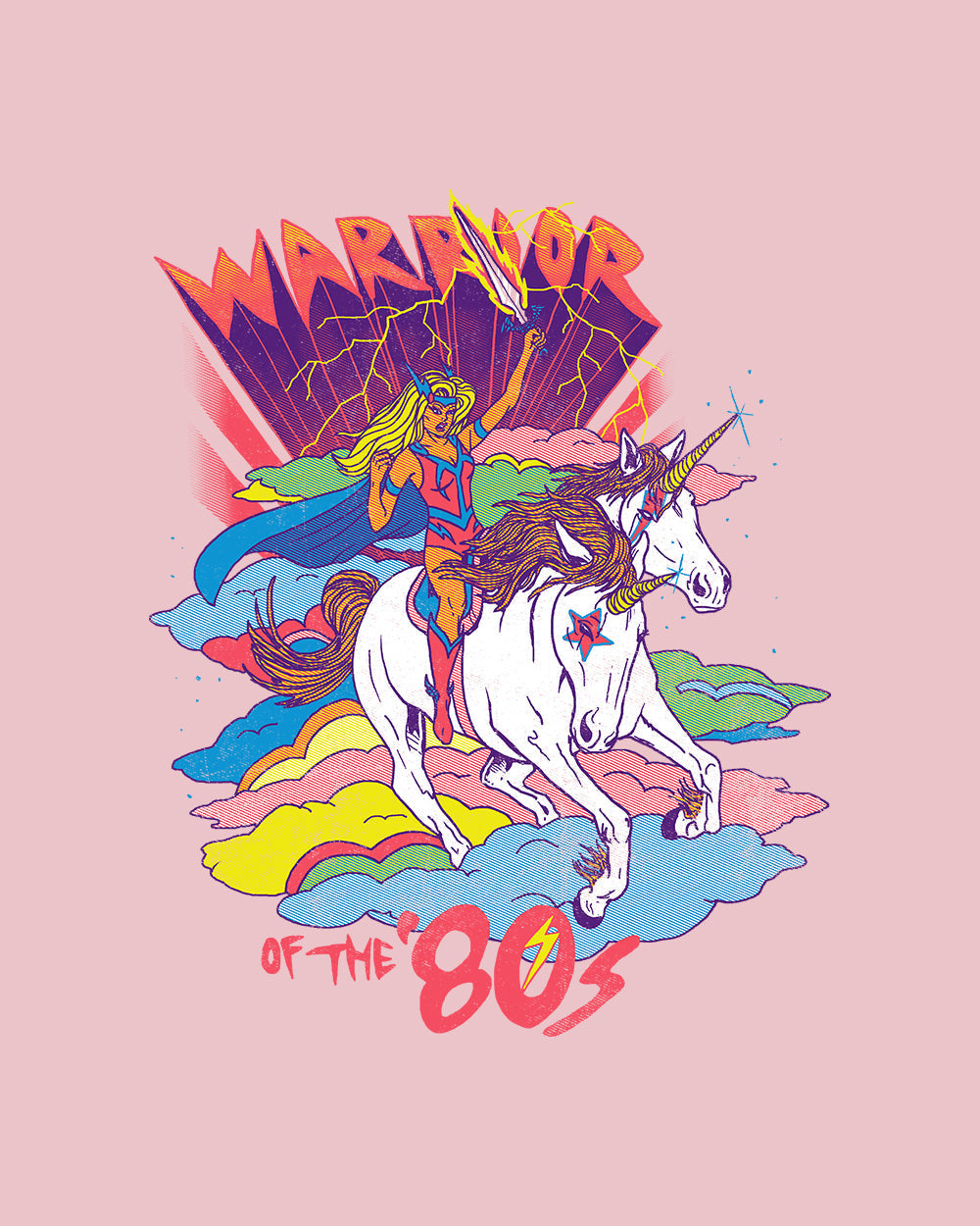 Warrior of the 80s T-Shirt product image 5
