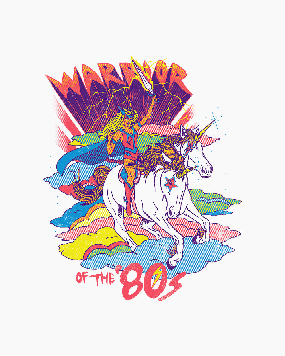 Warrior of the 80s T-Shirt product image 11